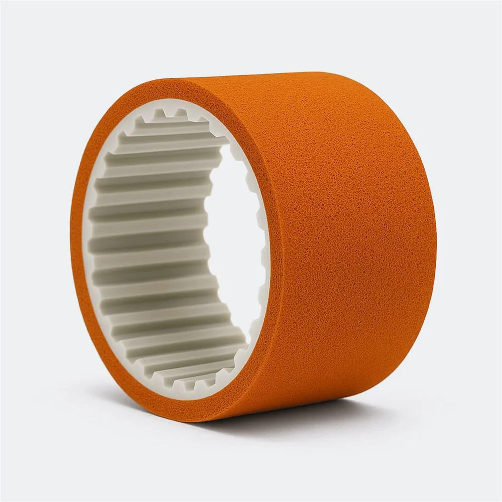 coating orange sponge rubber
