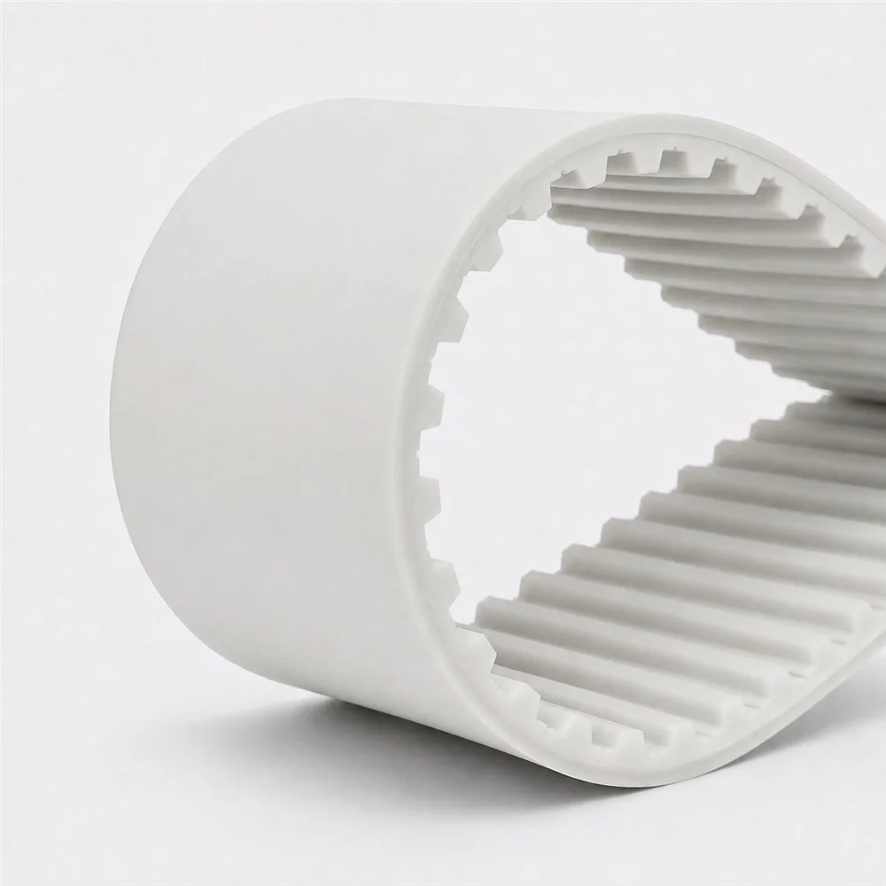 pvc-hvid-f-2-0 PVC hvid F 2.0 belægning til tandremme – Glat