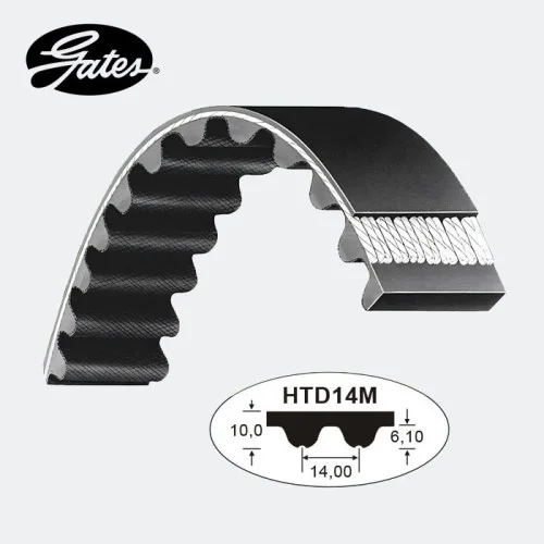 Gate spowergrip HTD14M tandrem