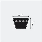 nu-t_link_kilerem_v-belt_b-profil_17x11_175x175 Nu-T Link samle kilerem → Profil: B / 17x11mm