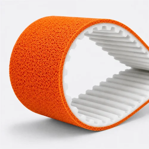coating orange sponge rubber