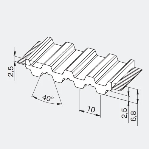 Tandrem T10 DL (dobbelt fortandet)