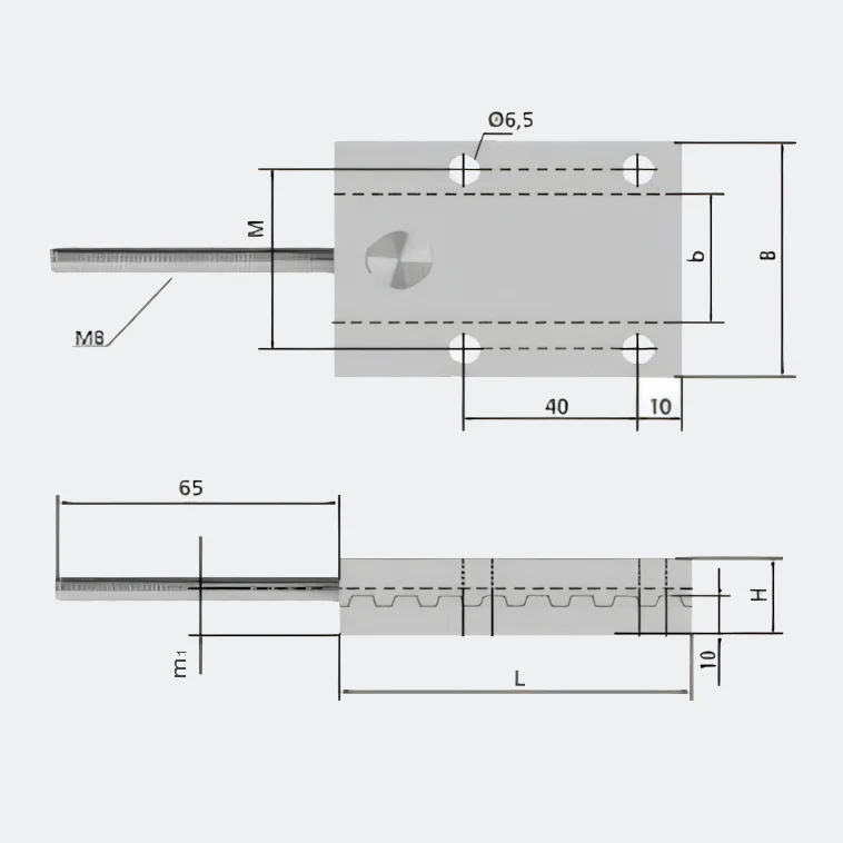 spaendeplade_a-type-3_klemplade2 Sp&aelig;ndingsplade til tandrem - Variant A - Type 3