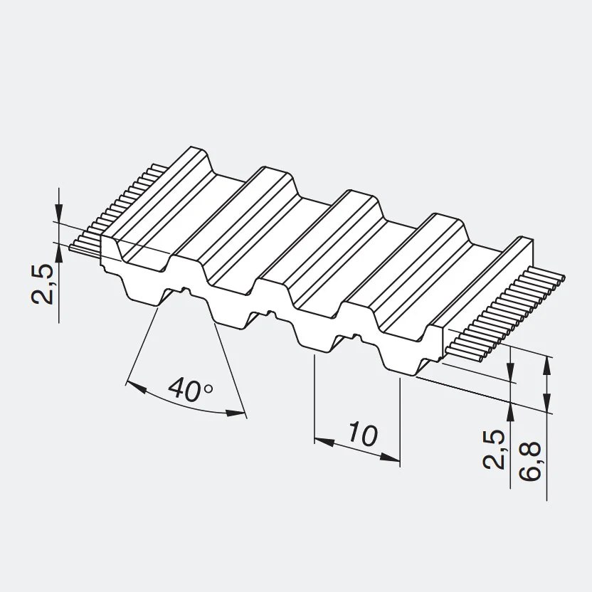 Tandrem T10 DL / DD (dobbelt fortandet)
